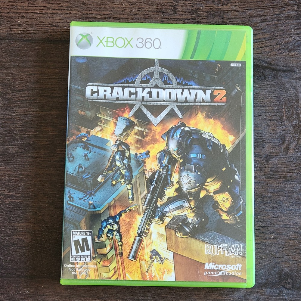 Crackdown 2 Xbox 360 Game Complete In Box Action Adventure‎ Open World Shooter
